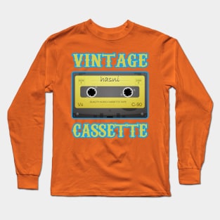 vintage cassette Long Sleeve T-Shirt